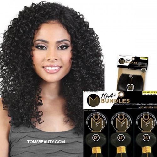 Motown Tress 100% Virgin Brazilian 10A+ Bundles Bohemian Curl 3Bundle With 4x4 Closure