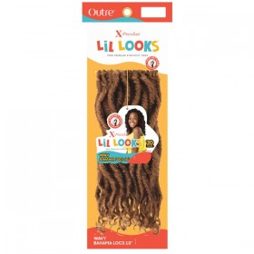Outre X-Pression LiL Looks Crochet Braid  WAVY BAHAMA LOCS 10"