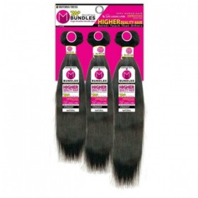 Motown Tress Brazilian 100% Human Hair Bundle 7A Straight 3Pcs 