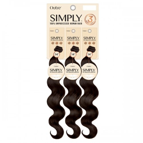 Outre Simply 100% Unprocessed Human Hair Coconut Weave Bundle - NATURAL BODY