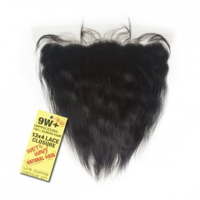 Shake-N-Go 100% Unprocessed Natural Human Hair 9W DEEP INDIAN WET&WAVY 13X4 LACE CLOSURE