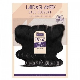 Outre 100% Non-Processed Bundle Hair Laid & Slayed 13X4 Lace Closure NATURAL BODY