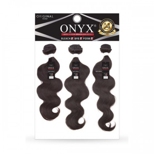 Onyx 100% Virgin Brazilian Human Hair Bundle Weave Body Wave 3Pcs Multi pack