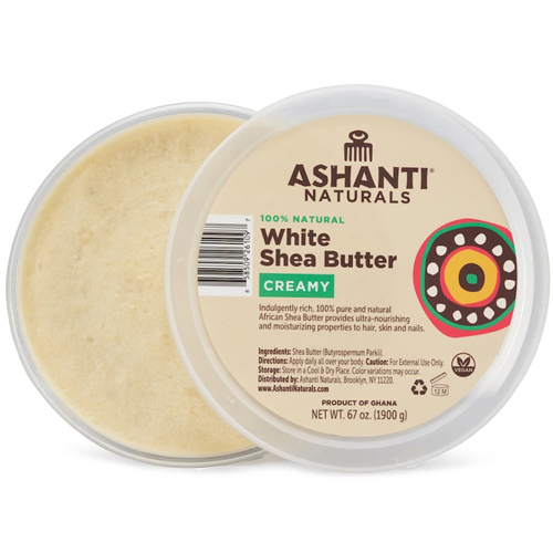 Ashanti Naturals 100% Creamy African White Shea Butter 