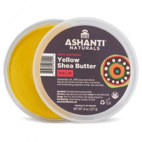 Ashanti Naturals 100% Solid African Yellow Shea Butter 