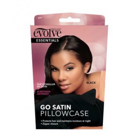 Evolve Go Satin Black Pillowcase