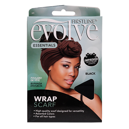 Evolve Wrap Scarf  #305 Black