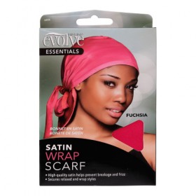 Evolve Satin Wrap Scarf #4406 Fuchsia