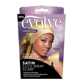 Evolve Satin Edge Wrap Scarf #1770 Gold