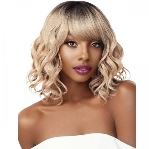 Outre Synthetic Quick Weave Complete Cap Half Wig VIRGINIA