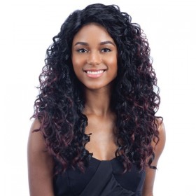 Equal Synthetic Hair Deep Invisible L Part Wig BEAUTY