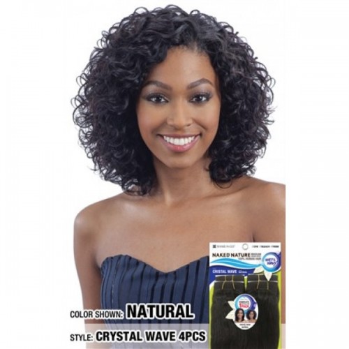 Shake-N-Go Naked Nature Wet & Wavy 100% Brazilian Virgin Remy Human Hair Weave CRYSTAL WAVE