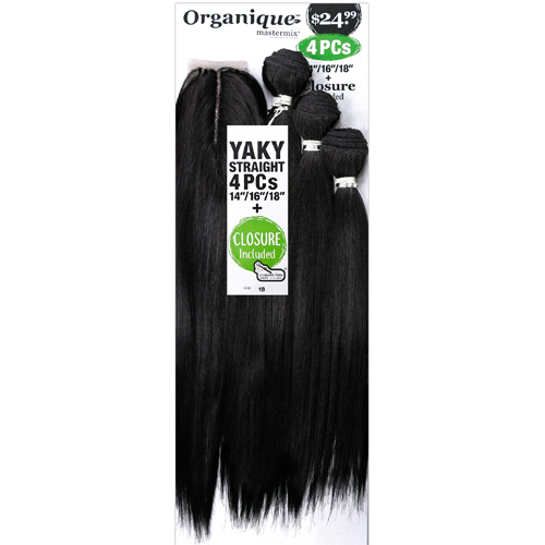 Shake-N-Go Organique YAKY STRAIGHT 4PCS 