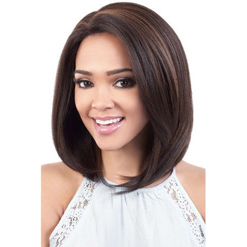 Motown Tress Human Hair Blend Swiss Silk HBSL Ebon