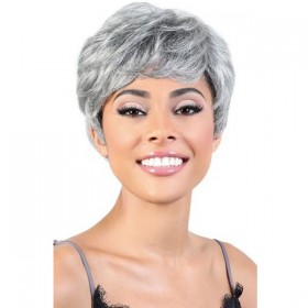 Motown Tress Silver Gray Hair Collection Wig - SH. AISHA