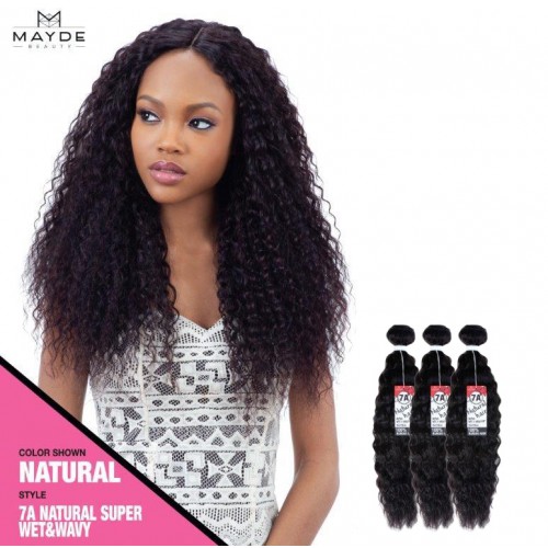 Mayde 7A Super Wet & Wavy 100% Human Hair 3pcs super bundle sale