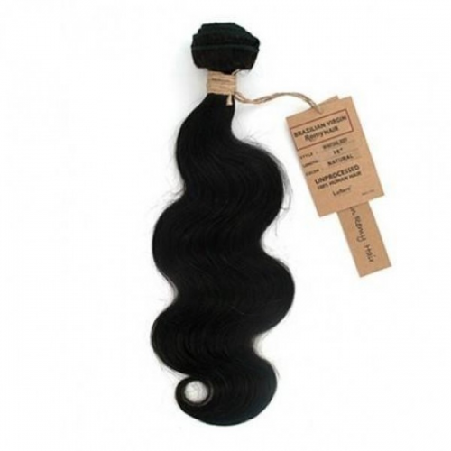 Laflare 100% Unprocessed Brazilian Virgin Remy Hair Weave HH NATURAL BODY