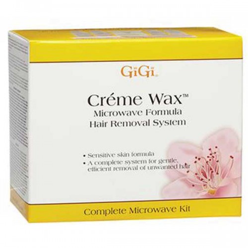 GiGi Creme Wax Hair Removal System Microwave Kit