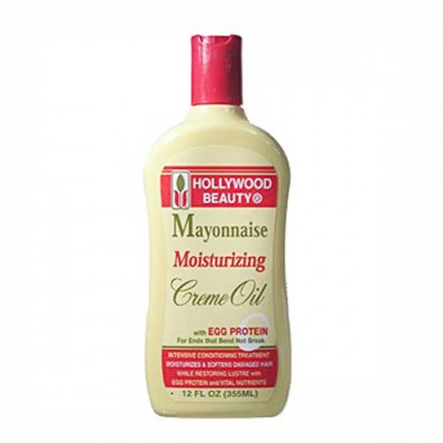 Hollywood Beauty Mayonnaise Moisturizing Creme Oil 12oz