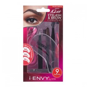 KISS I ENVY EYELASH & BROW COMPLETE KIT - KPEK02