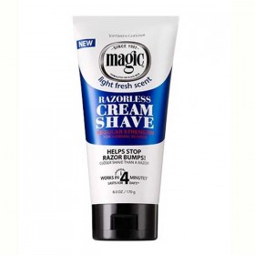 Magic Razorless Cream Shave Regular Strength 6oz