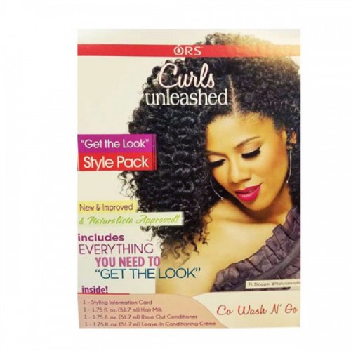 Organic Root Stimulator Curls Unleashed Get the Look Style Pack -CO WASH N'GO