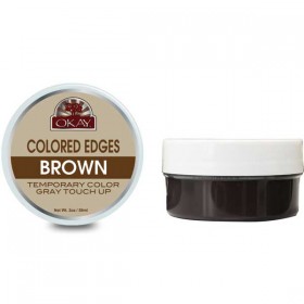 OKAY Colored Edges Brown 0.5oz