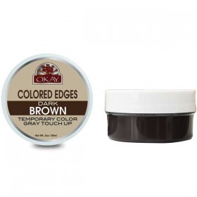 OKAY Colored Edges Dark Brown 0.5oz