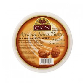 OKAY Pure Naturals African Shea Butter Yellow Smooth 16oz