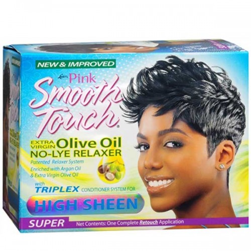 Pink Smooth Touch New Growth Relaxer Kit - Super