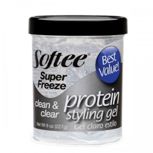 Softee Super Freeze Protein Styling Gel 8oz