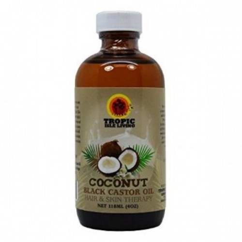 Tropic Isle Living Jamaican Coconut Black Castor Oil 4oz