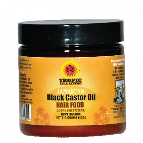Tropic Isle Living Black Castor Oil Hair Food 4oz