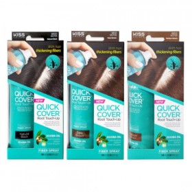 Kiss Quick Cover Root Touch Up Thickening Fiber Spray 