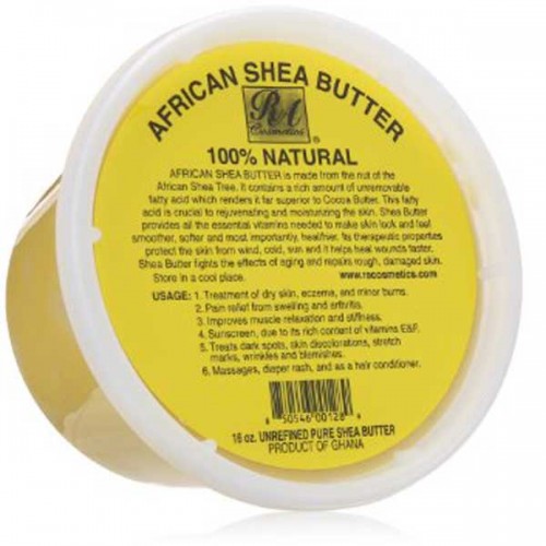 RA Cosmetics 100% African Shea Butter 16oz 