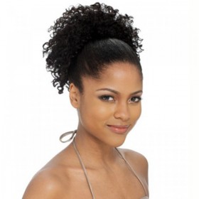 MILKYWAY INDIAN HAIR DRAWSTRING PONYTAIL INDIAN JERRY 8"