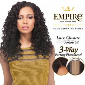 SENSATIONNEL EMPIRE 100% HUMAN HAIR LACE CLOSURE LOOSE DEEP 12"