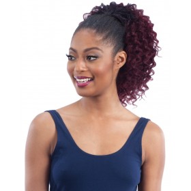 Shake-N-Go Que Human Hair Mastermix Drawstring Ponytail Q-BEACH GIRL